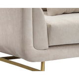 Veera Sofa, Polo Club Muslin-Furniture - Sofas-High Fashion Home