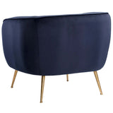Amara Chair, Abbington Navy-Furniture - Chairs-High Fashion Home