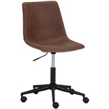 Cal Office Chair, Antique Brown