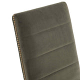 Nate Dining Chair, Modern Velvet Loden, Set of 2 by Four Hands