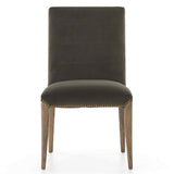 Nate Dining Chair, Modern Velvet Loden, Set of 2 by Four Hands