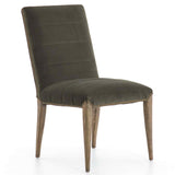 Nate Dining Chair, Modern Velvet Loden, Set of 2 by Four Hands