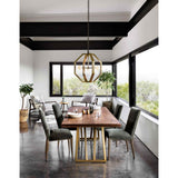 Nate Dining Chair, Modern Velvet Loden, Set of 2 by Four Hands