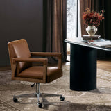 Reuben Desk Chair, Sierra Butterscotch-Furniture - Chairs-High Fashion Home