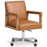Reuben Desk Chair, Sierra Butterscotch-Furniture - Chairs-High Fashion Home