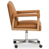 Reuben Desk Chair, Sierra Butterscotch-Furniture - Chairs-High Fashion Home