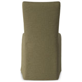Vista Slipcovered Dining Chair, Broadway Olive, Set of 2 by Four Hands — BCK_1