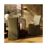 Vista Slipcovered Dining Chair, Broadway Olive, Set of 2 by Four Hands — ESS_1