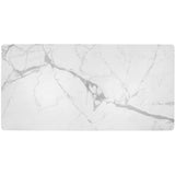 Queens Dining Table, White Marble Look-Furniture - Dining-High Fashion Home