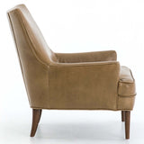 Danya Leather Chair, Warm Taupe Dakota by Four Hands