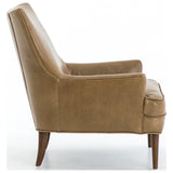 Danya Leather Chair, Dakota Warm Taupe by Four Hands — SID_1