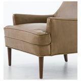 Danya Leather Chair, Dakota Warm Taupe by Four Hands — DET_1