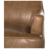 Danya Leather Chair, Dakota Warm Taupe by Four Hands — DET_3