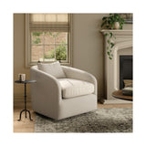 Topanga Swivel Chair, Nomad Snow by Four Hands — ESS_1