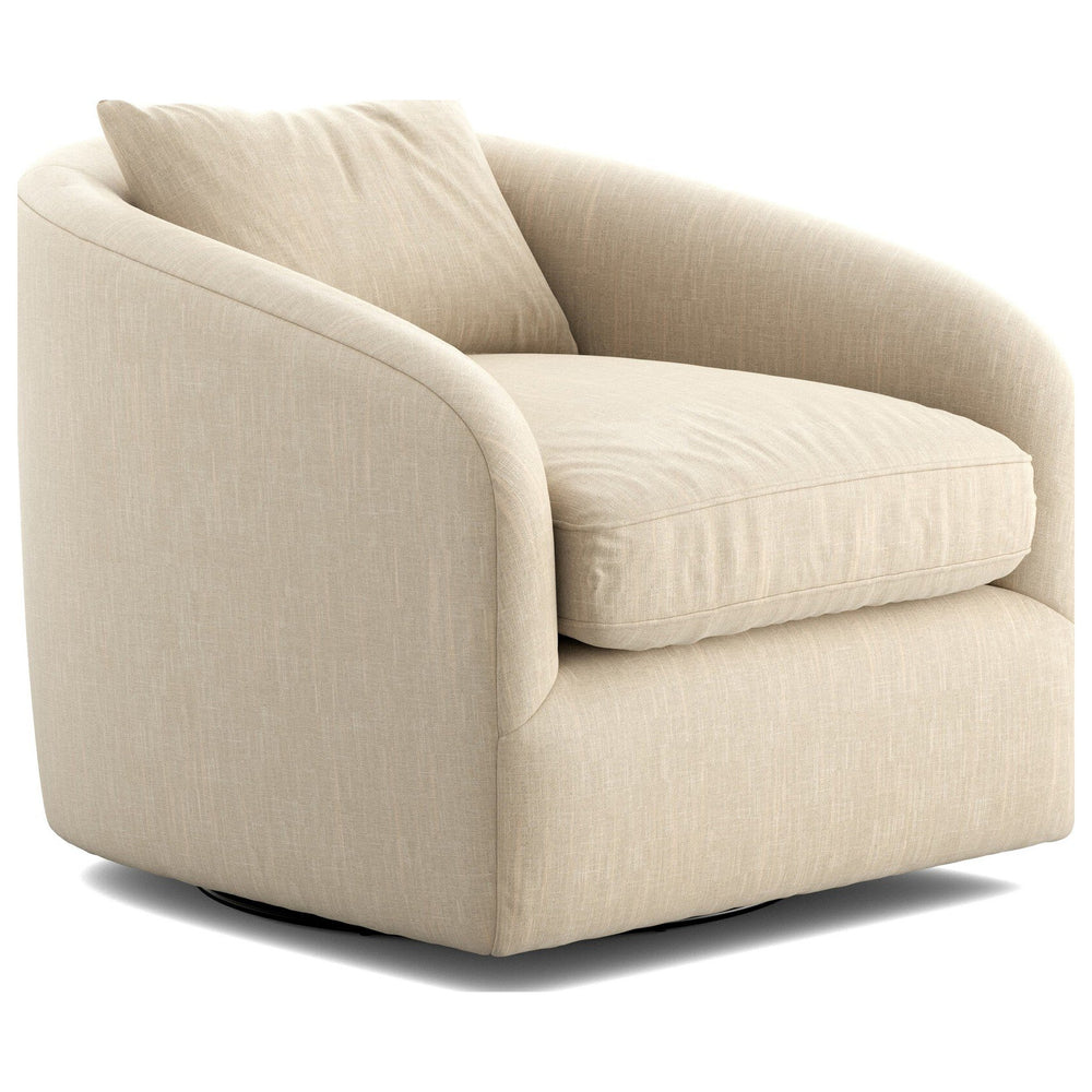 Topanga Swivel Chair, Savoy Parchment by Four Hands — PRM_1