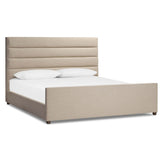 Daphne Bed, Alcala Taupe-Furniture - Bedroom-High Fashion Home