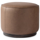 Sinclair Round Ottoman, Maestro Cigar by Four Hands — PRM_1