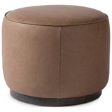 Sinclair Round Ottoman, Maestro Cigar by Four Hands — FRT_1