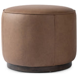 Sinclair Round Ottoman, Maestro Cigar by Four Hands — SID_1
