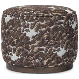 Sinclair Round Ottoman, North Oak Brown by Four Hands — FRT_1
