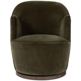Aurora Swivel Chair, Surrey Olive by Four Hands-Furniture - Chairs-High Fashion Home