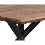 Lark Dining Table, Brown-Furniture - Dining-High Fashion Home