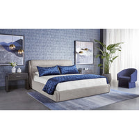 Senna Queen Bed, Belfast Heather Grey