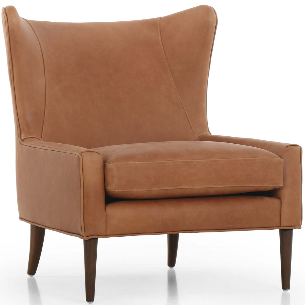 Marlow Leather Wing Chair by Four Hands