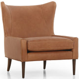 Marlow Leather Wing Chair by Four Hands
