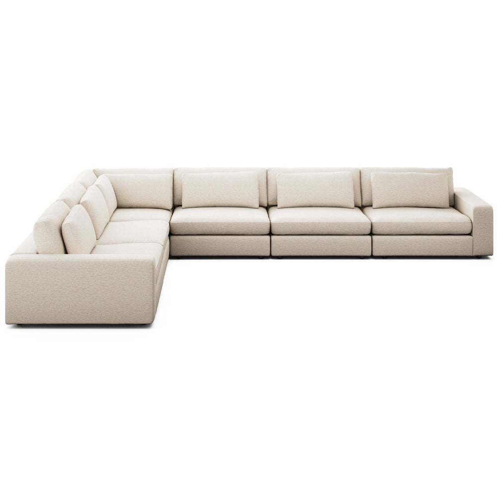 Bloor 6-Piece Sectional, Crypton Nomad Snow by Four Hands