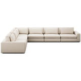 Bloor 6-Piece Sectional, Crypton Nomad Snow by Four Hands