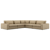 Bloor 5-Piece Sectional, Easthill Wheat by Four Hands — PRM_1