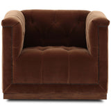 Maxx Swivel Chair, Surrey Ochre by Four Hands