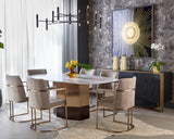 Rayla Dining Armchair, Belfast Oyster Shell, Set of 2-Furniture - Dining-High Fashion Home