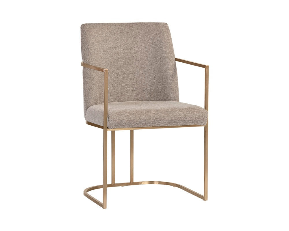 Rayla Dining Armchair, Belfast Oyster Shell, Set of 2-Furniture - Dining-High Fashion Home