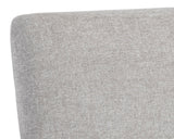 Bellevue Lounge Chair, Belfast Heather Grey/Bravo Ash-Furniture - Chairs-High Fashion Home