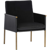 Bellevue Chair, Abbington Black/Bravo Black
