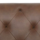 Westin Leather Sofa, Vintage Carmel
