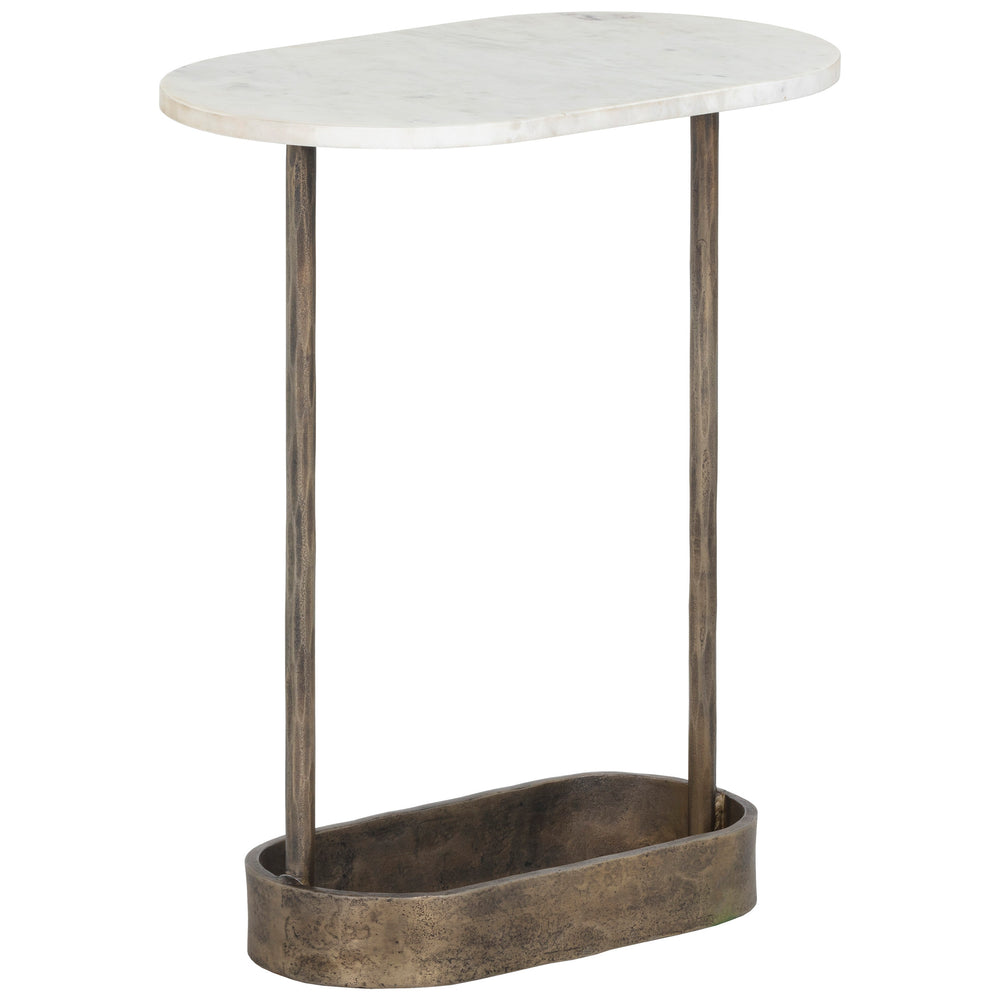 Eden End Table, White