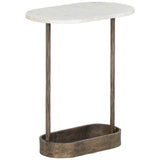 Eden End Table, White