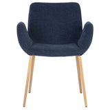 Lucano Arm Chair, Belfast Navy-Furniture - Chairs-High Fashion Home