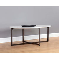 Kiara Oval Coffee Table