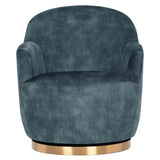 Casey Swivel Chair, Nono Petrol