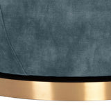 Casey Swivel Chair, Nono Petrol