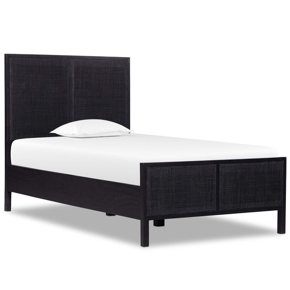Sydney Twin Bed, Black Wash by Four Hands