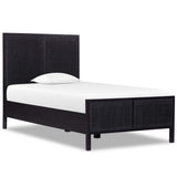 Sydney Twin Bed, Black Wash by Four Hands