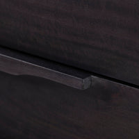 Sydney Tall Dresser, Black Wash w/Black Cane
