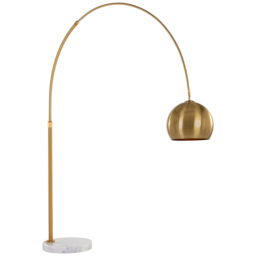 Vern Floor Lamp, Brass