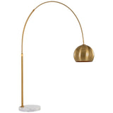 Vern Floor Lamp, Brass