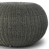Phoenix Outdoor Accent Stool, Faux Olive Hyacinth by Four Hands